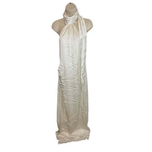 NEW Jonathan Simkhai Vittoria Gown in White NWT - Size 10 - Picture 8 of 8